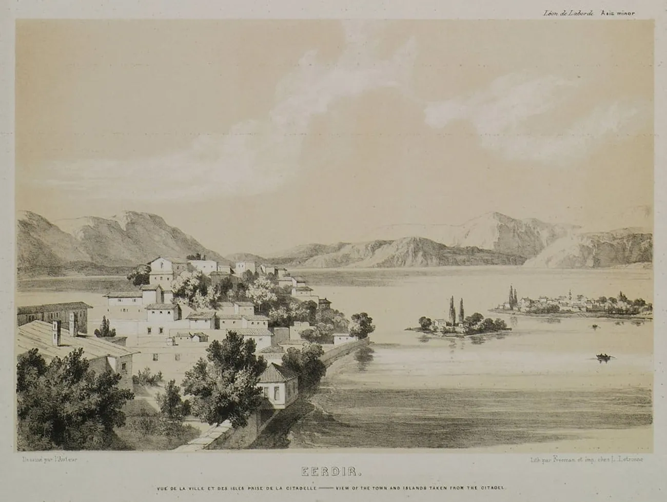 Eğirdir — kaleden şehir ve adalar, Eğirdir