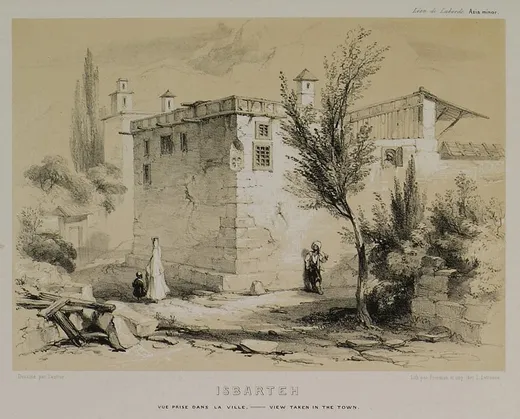 Isbarteh — şehir içinden bir görünüm, Isparta merkez