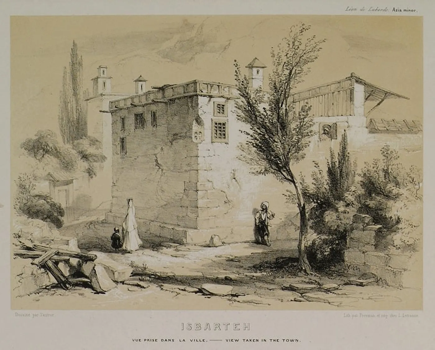 Isbarteh — şehir içinden bir görünüm, Isparta merkez