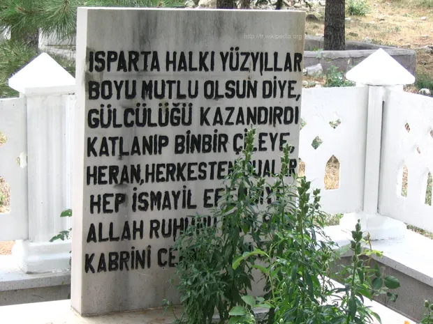 Müftüzade Gülcü İsmail Efendi, Isparta