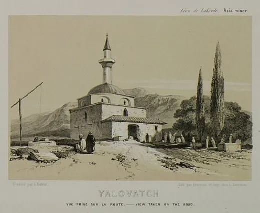 Yalvaç — yol üzerinden görünüm, Yalvaç